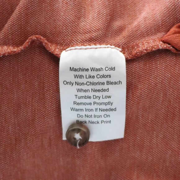Joseph Abboud Mens Pink Sz XL Buttoned Polo Short Sleeve Collared Pullover Top - Picture 10 of 10